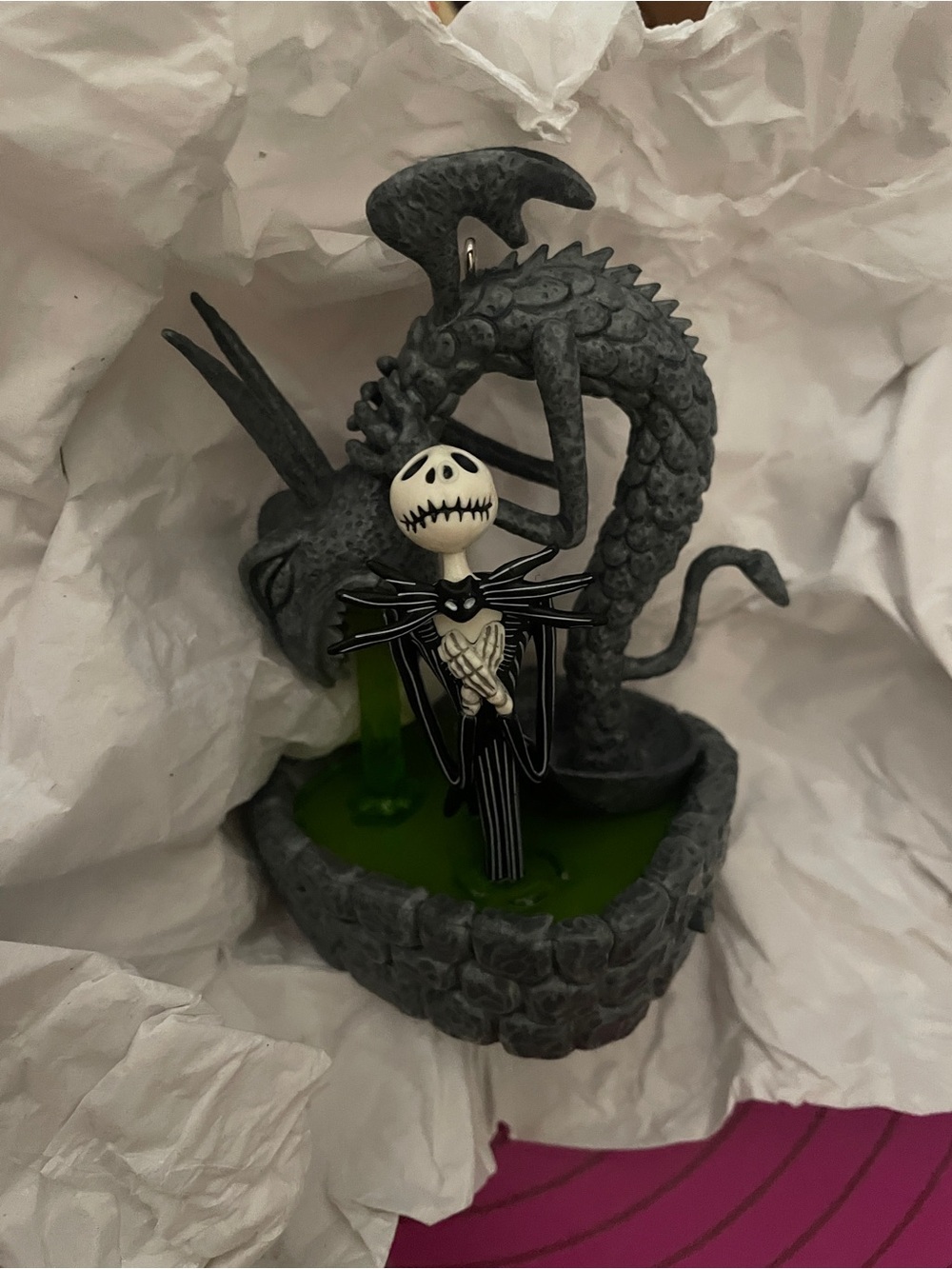 Hallmark Nightmare Before Xmas Ornament with lights “This is Halloween”